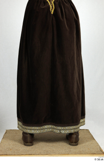  Photos Woman in Historical Dress 59 17th century Historical clothing brown yellow and dress lower body skirt 0005.jpg